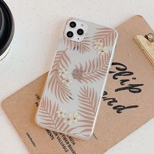 NEW iPhone 11/Pro/Max Gold Leave case